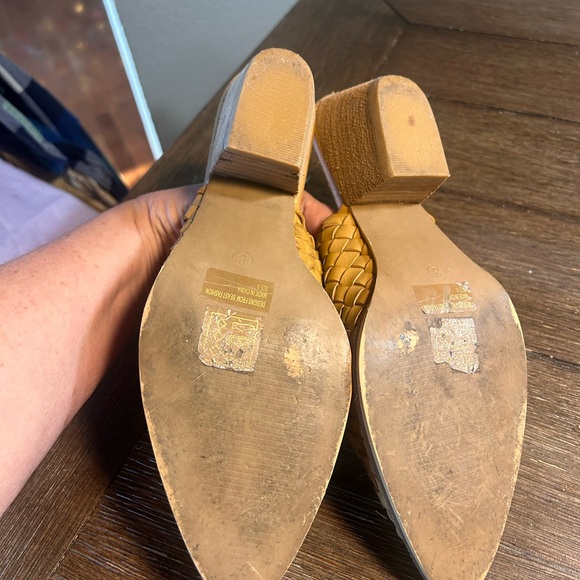 Woven block heel mules size 8 - Picture 8 of 8